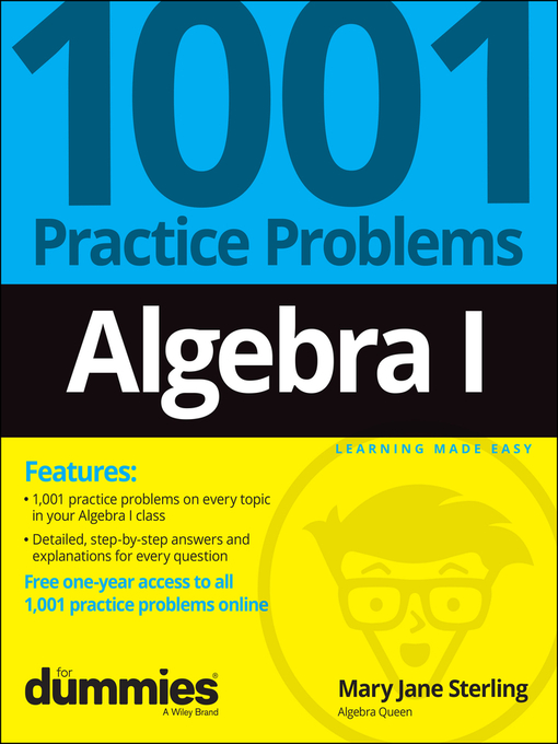 Title details for Algebra I by Mary Jane Sterling - Available